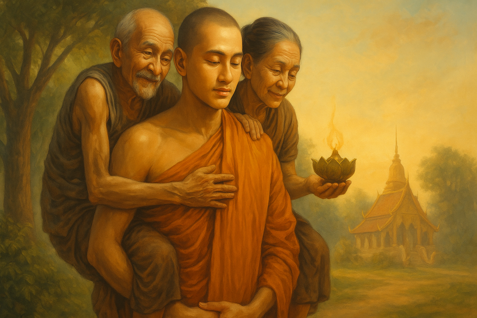 การตอบแทนบุญคุณพ่อแม่อย่างสูงสุด: ธรรมะลึกซึ้งที่เปลี่ยนชีวิต