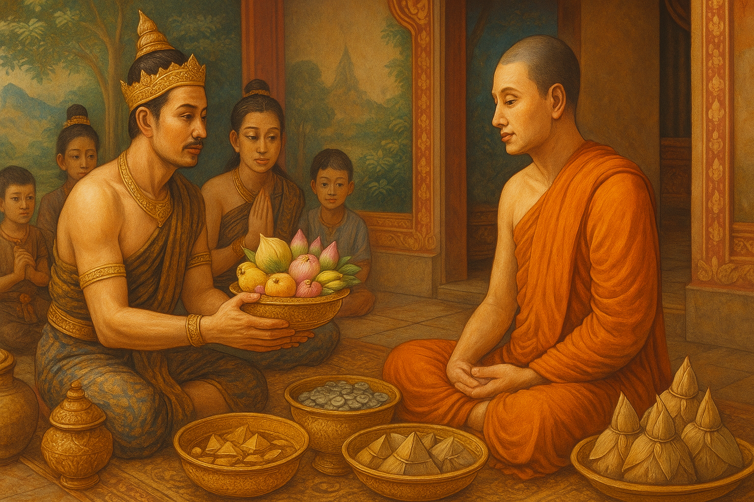 หลักการใช้จ่ายทรัพย์ตามธรรม: ๔ หน้าที่อริยสาวกควรทำเมื่อมีทรัพย์