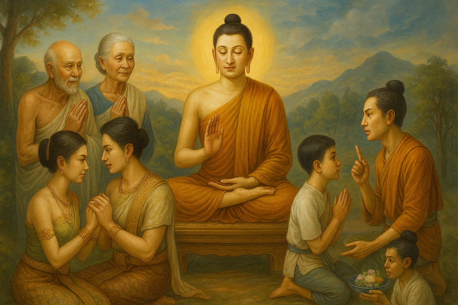 หลักปฏิบัติต่อทิศทั้ง ๖ ตามคำสอนพุทธวจน: หนทางสู่ชีวิตอันเกษมไร้ภัย
