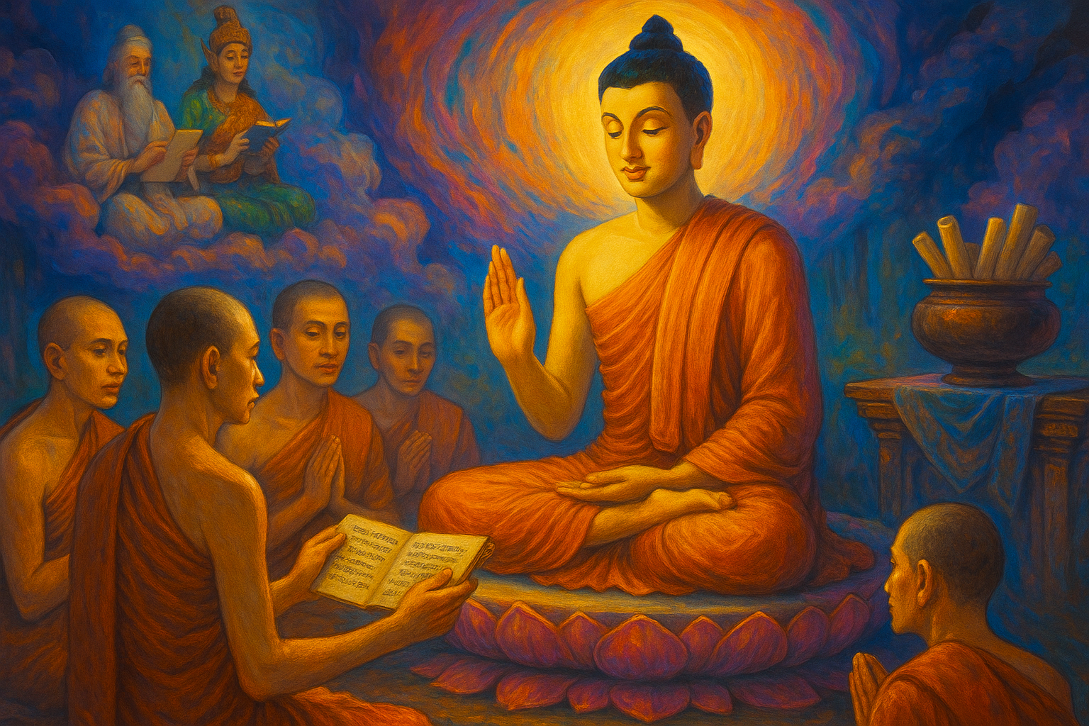 ธรรมแท้ไม่อันตรธาน พระพุทธเจ้าทรงแสดงธรรมแก่ภิกษุสาวก