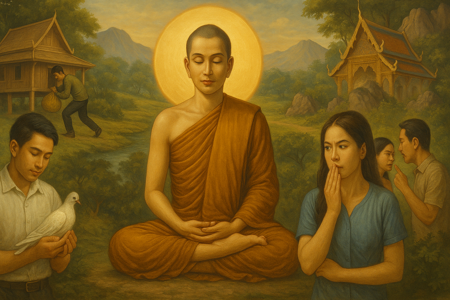 กุศลกรรมบถ ๑๐ หนทางชำระกาย วาจา ใจ ให้สะอาดแท้จริง